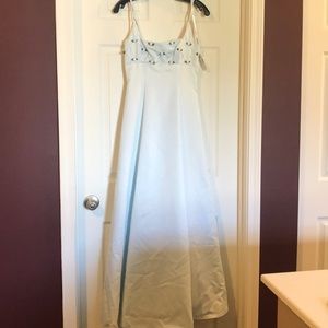 Size 3/4 Powder Blue Prom Dress